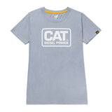Camiseta  S Diesel Power Para Mujer Color Azul-1