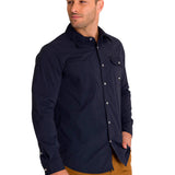 Camisa Lightweight Manga Larga West Hombre Color Azul-2