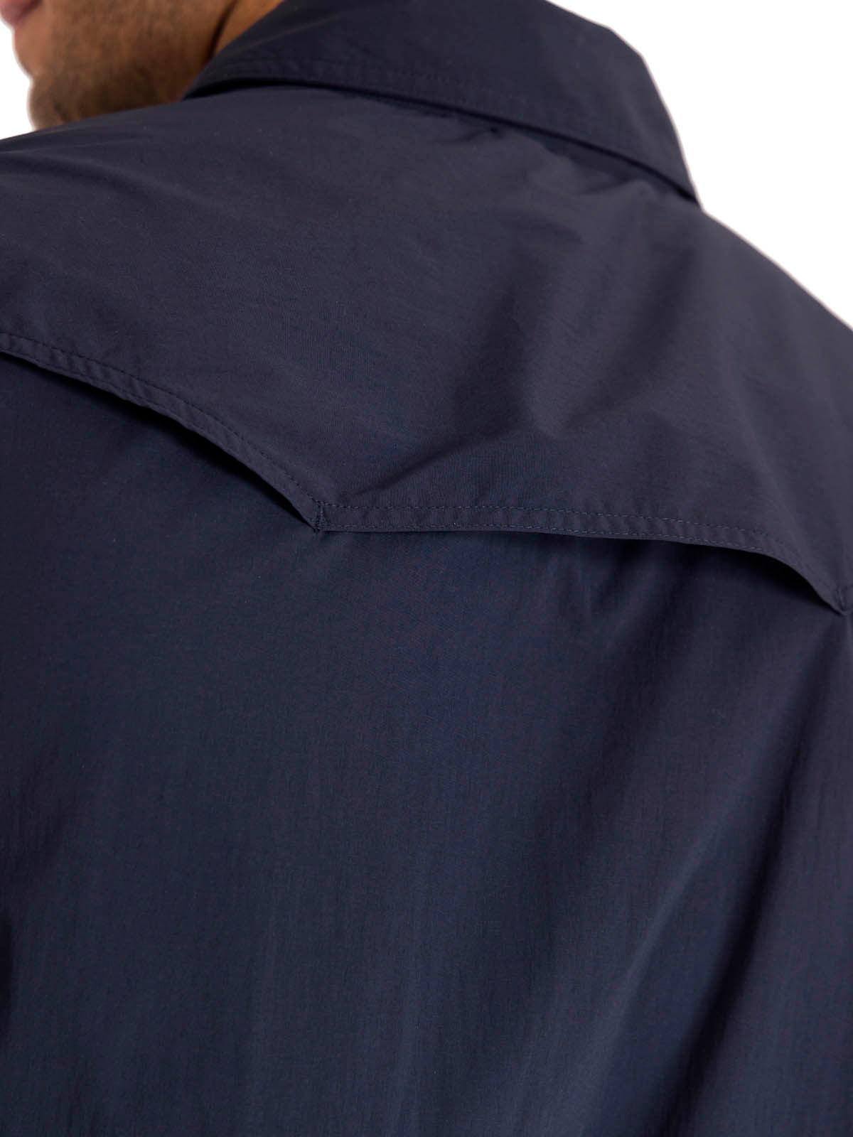 Camisa Lightweight Manga Larga West Hombre Color Azul-5