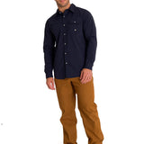 Camisa Lightweight Manga Larga West Hombre Color Azul-6