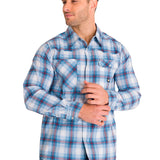 Camisa Lightweight Manga Larga West Para Hombre Color Rojo-1