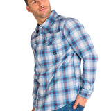 Camisa Lightweight Manga Larga West Para Hombre Color Rojo-2