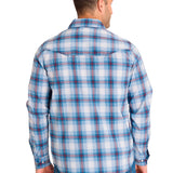 Camisa Lightweight Manga Larga West Para Hombre Color Rojo-3