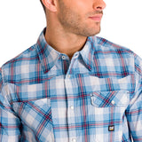 Camisa Lightweight Manga Larga West Para Hombre Color Rojo-4