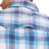 Camisa Lightweight Manga Larga West Para Hombre Color Rojo-5