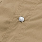 Camisa  Lightweight Manga Larga West Para Hombre Color Beige-6