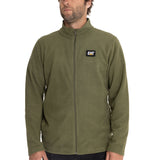 Sacos  Cat Microfleece Full Para Hombre Color Verde-1
