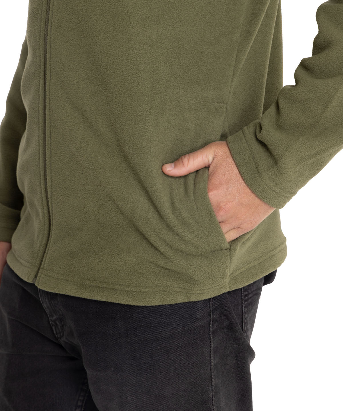 Sacos  Cat Microfleece Full Para Hombre Color Verde-4