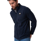 Sacos  Cat Microfleece Full Para Hombre Color Azul-1