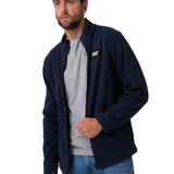 Sacos  Cat Microfleece Full Para Hombre Color Azul-2