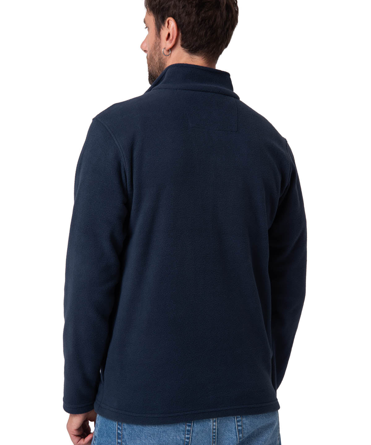 Sacos  Cat Microfleece Full Para Hombre Color Azul-3