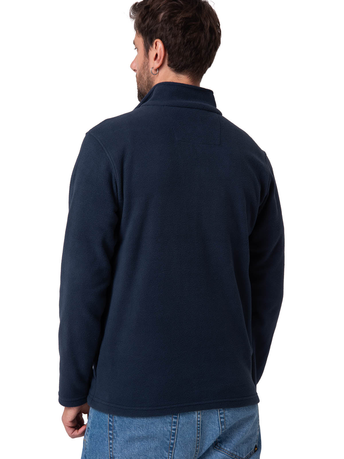 Sacos  Cat Microfleece Full Para Hombre Color Azul-3