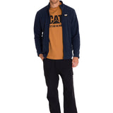 Sacos  Cat Microfleece Full Para Hombre Color Azul-5