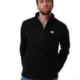 Sacos  Cat Microfleece Full Para Hombre Color Negro-1