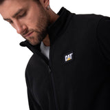 Sacos  Cat Microfleece Full Para Hombre Color Negro-3