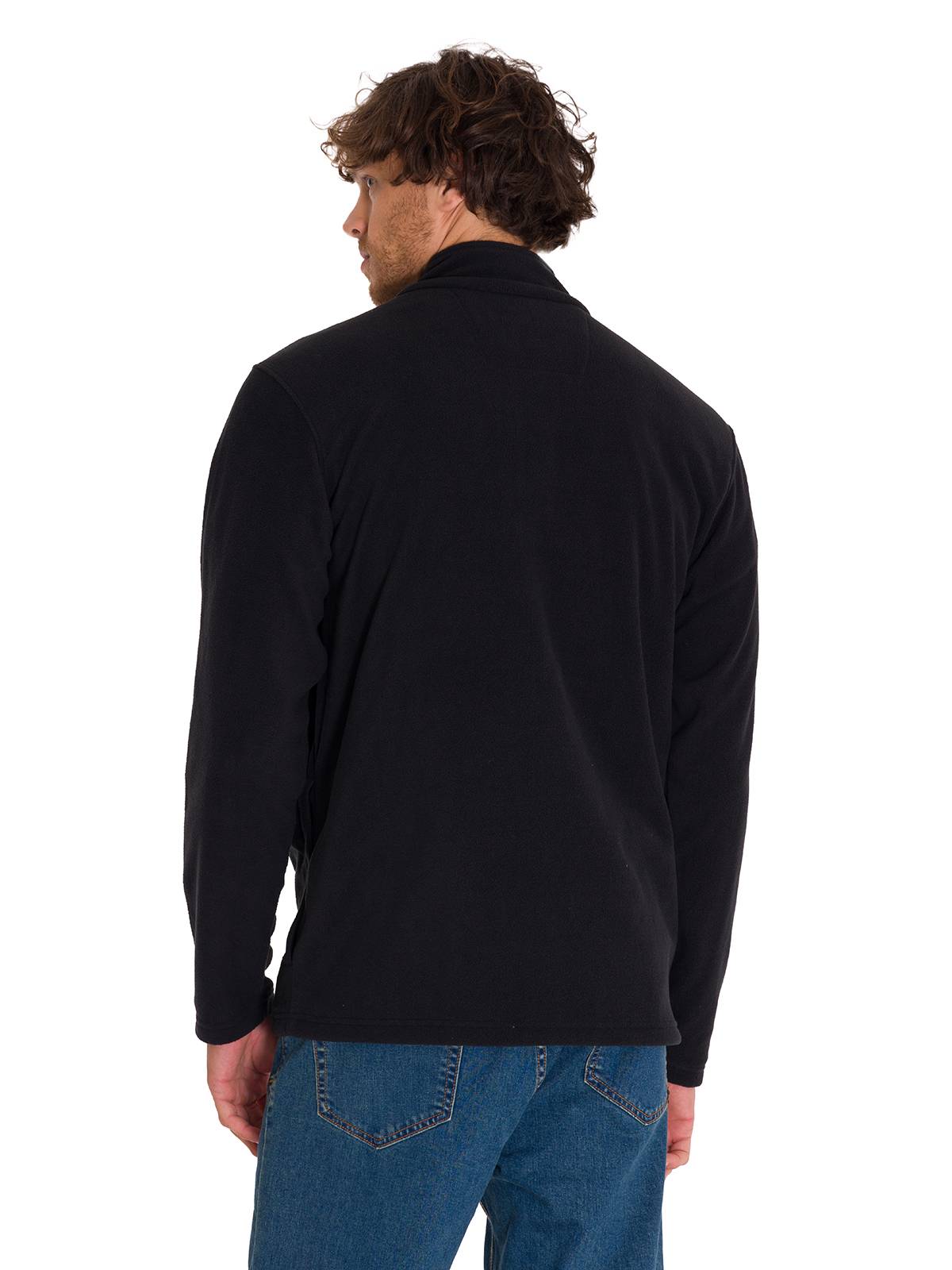 Saco Cat Microfleece Full Para Hombre Color Negro-3