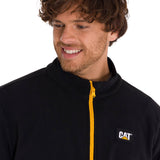 Saco Cat Microfleece Full Para Hombre Color Negro-4