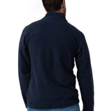 Sacos  Cat Microfleece Quarter Zip Para Hombre Color Azul-2