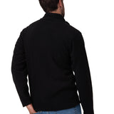 Sacos  Cat Microfleece Quarter Zip Para Hombre Color Negro-2