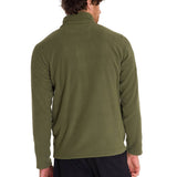 Saco  Microfleece Quarter Zip Para Hombre Color Verde-3