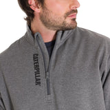 Saco Midweight Quarter Zip Hombre Color Gris-4