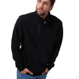Saco Midweight Quarter Zip Hombre Color Negro-2
