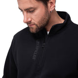 Saco Midweight Quarter Zip Hombre Color Negro-4