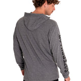 Saco Upf Hooded Banner L/ Para Hombre Color Gris-3