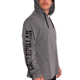 Saco Upf Hooded Banner L/ Para Hombre Color Gris-5