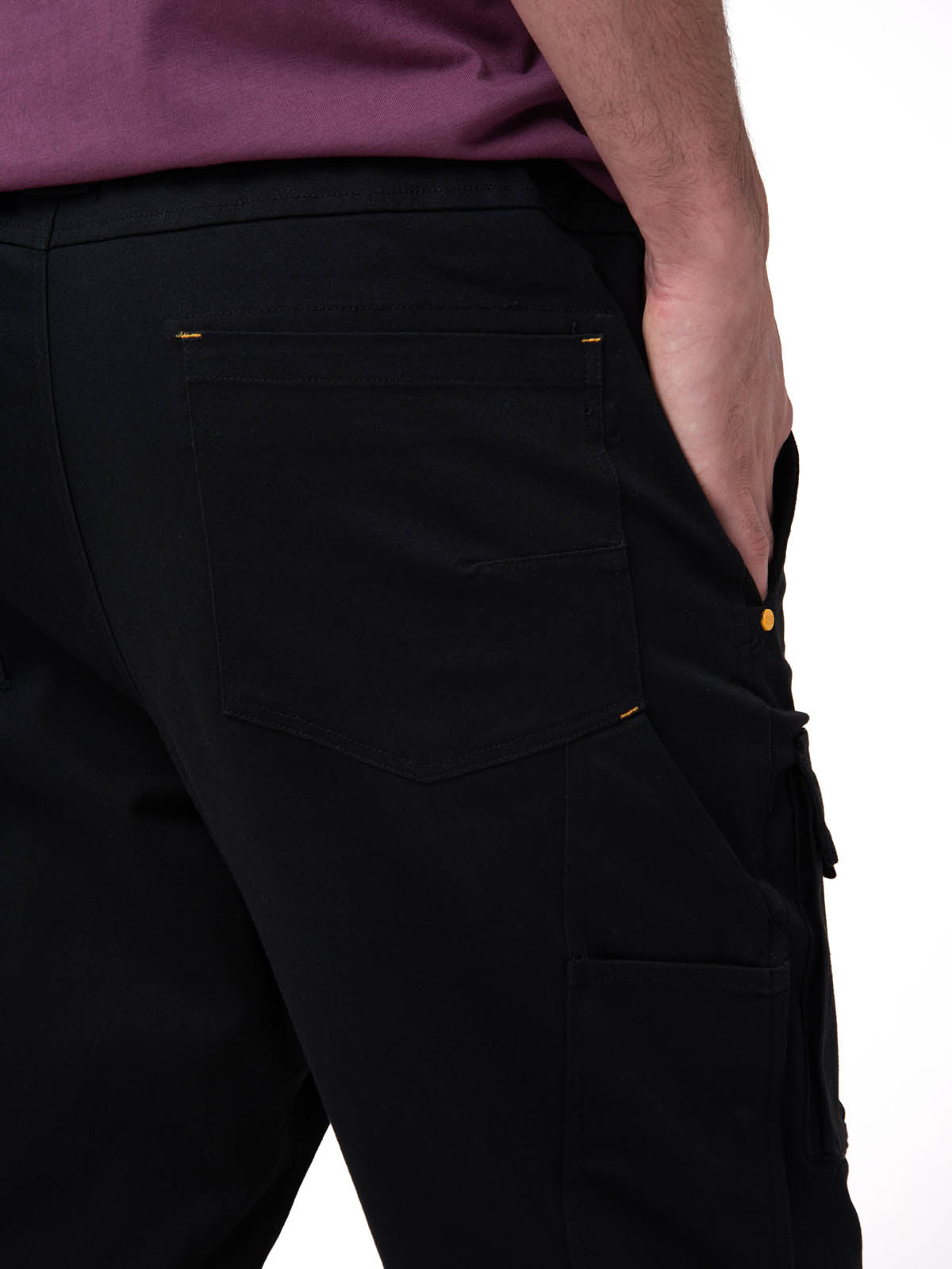 Pantalón Diesel Pant Para Hombre Color Negro-4