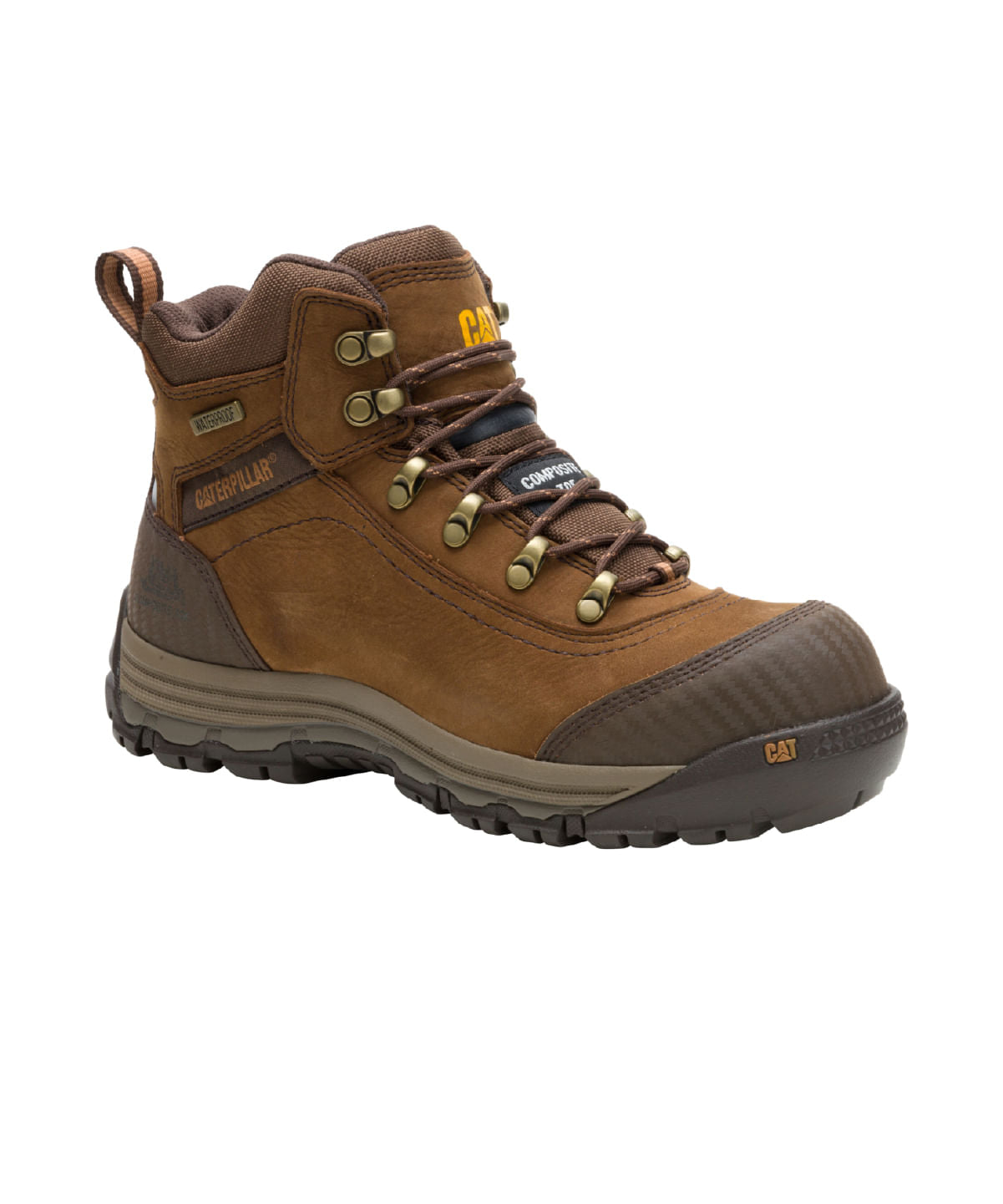 Botines Industrial Ally 6 Wp Ct Para Mujer Color Café-2