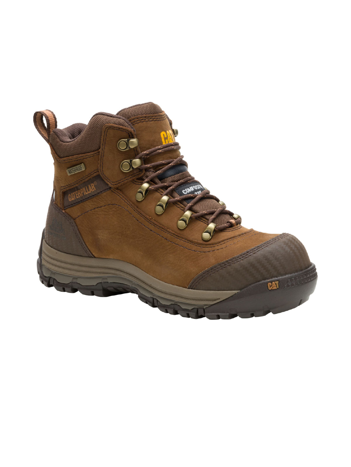Botines Industrial Ally 6 Wp Ct Para Mujer Color Café-2