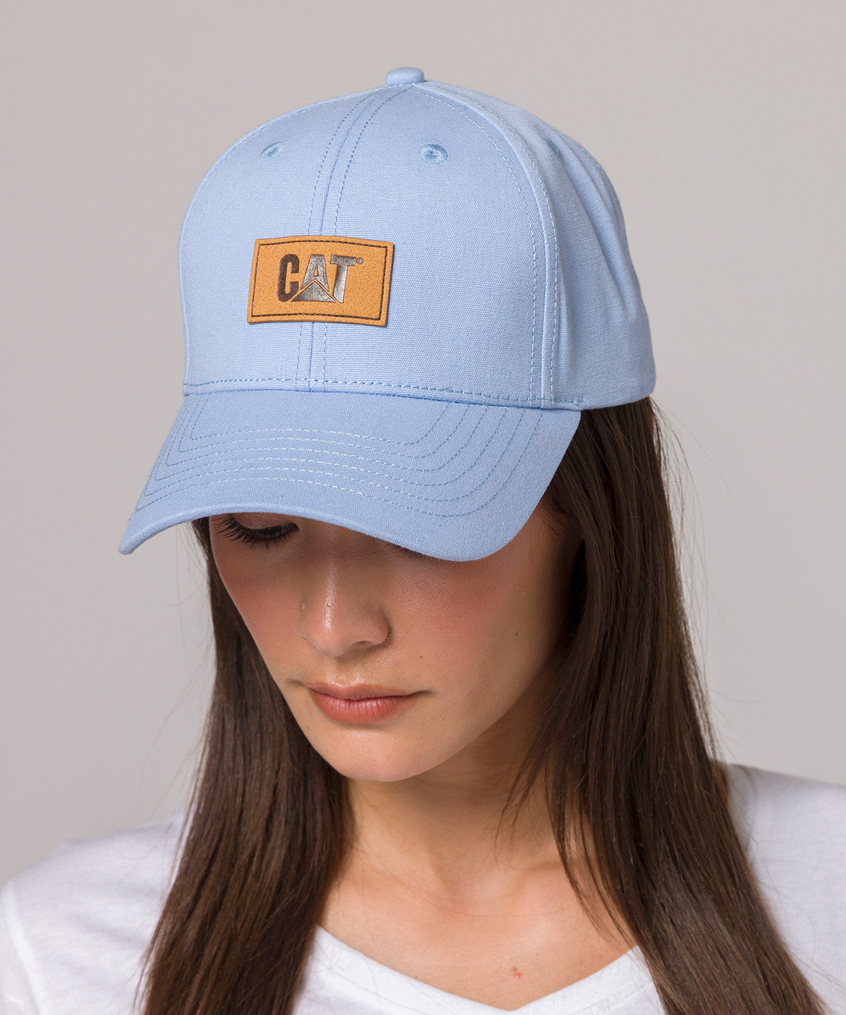 Cachuchas Logo Leather Patch H Para Mujer Azul-10