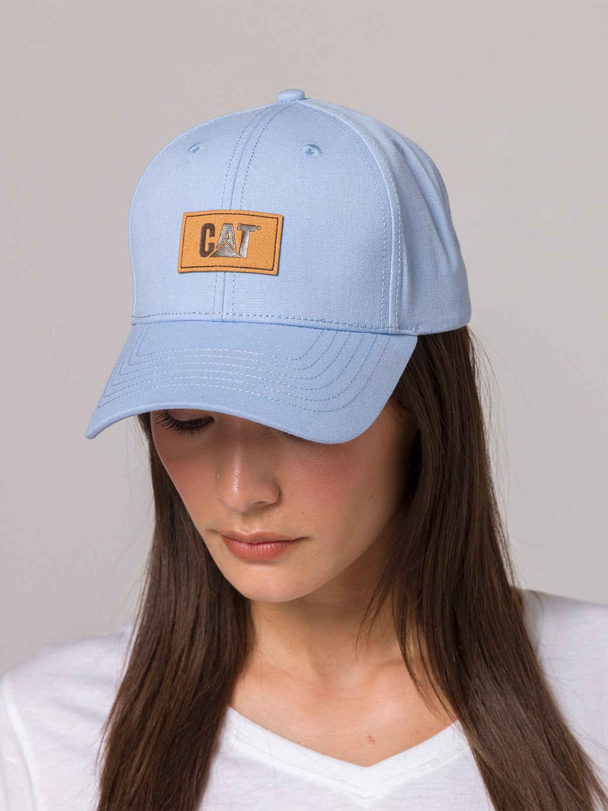 Cachuchas Logo Leather Patch H Para Mujer Azul-10