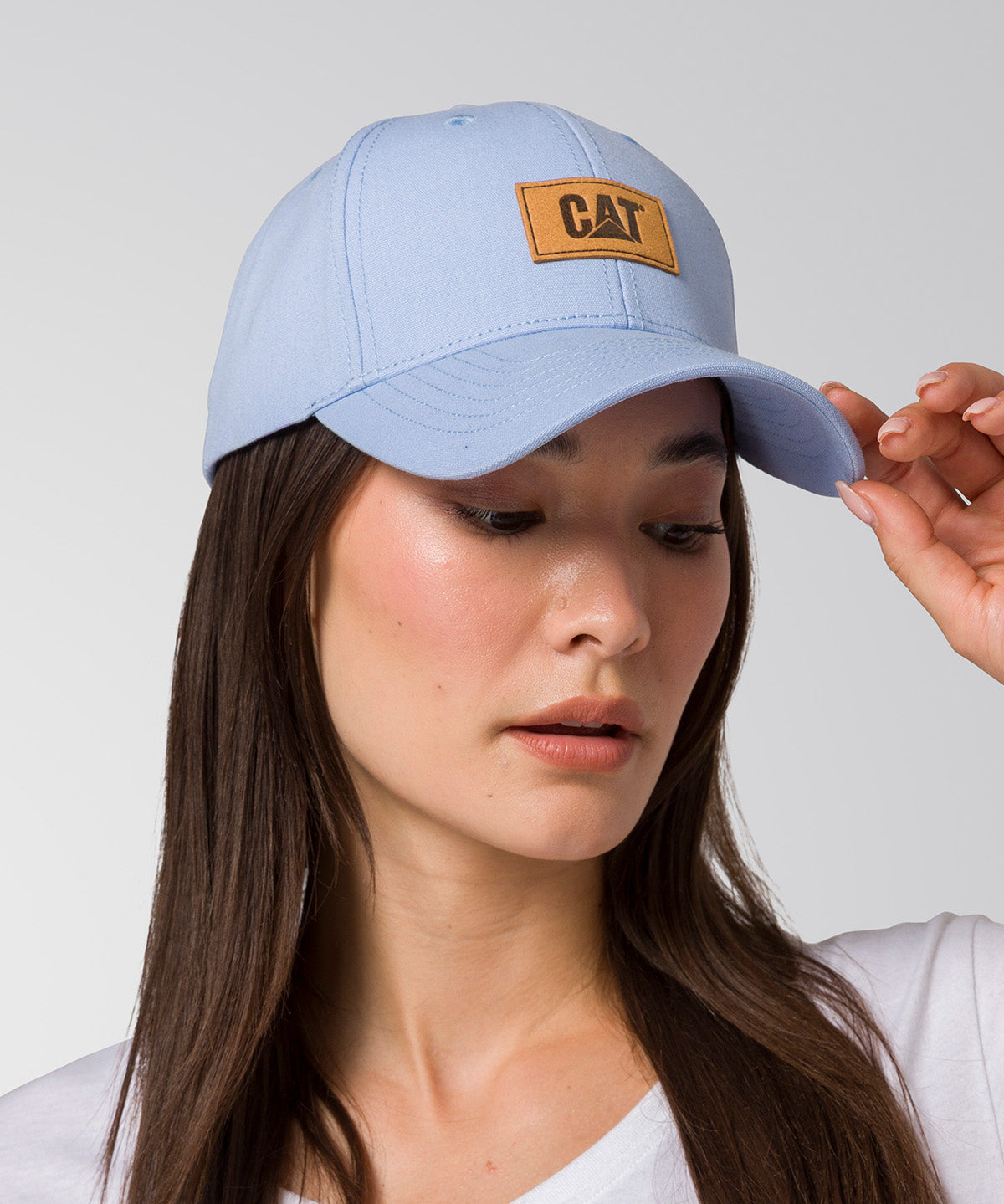 Cachuchas Logo Leather Patch H Para Mujer Azul-2
