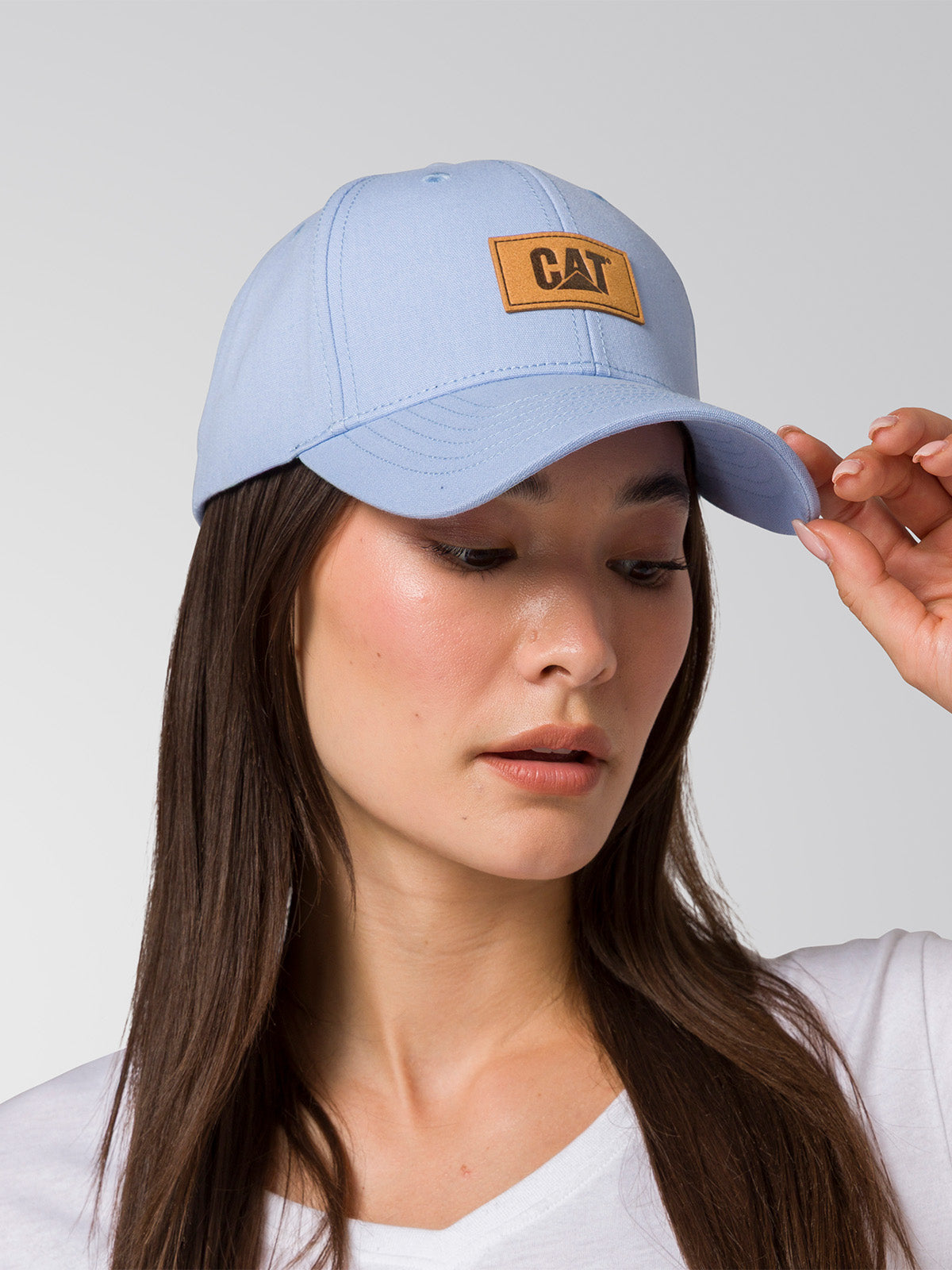 Cachuchas Logo Leather Patch H Para Mujer Azul-2