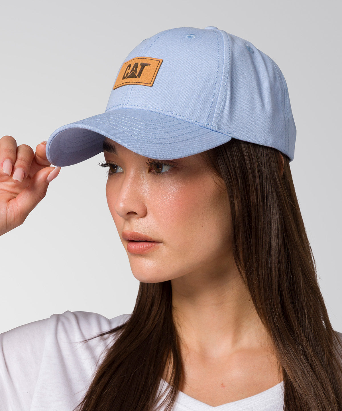 Cachuchas Logo Leather Patch H Para Mujer Azul-3