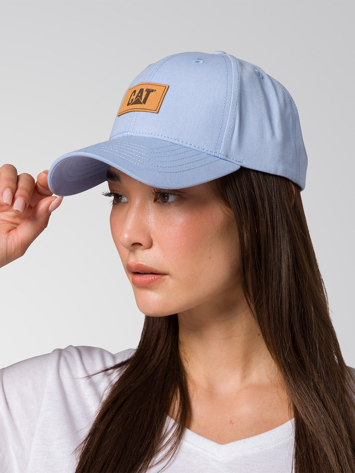 Cachuchas Logo Leather Patch H Para Mujer Azul-3