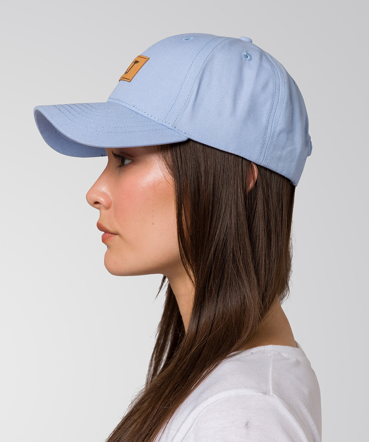Cachuchas Logo Leather Patch H Para Mujer Azul-5