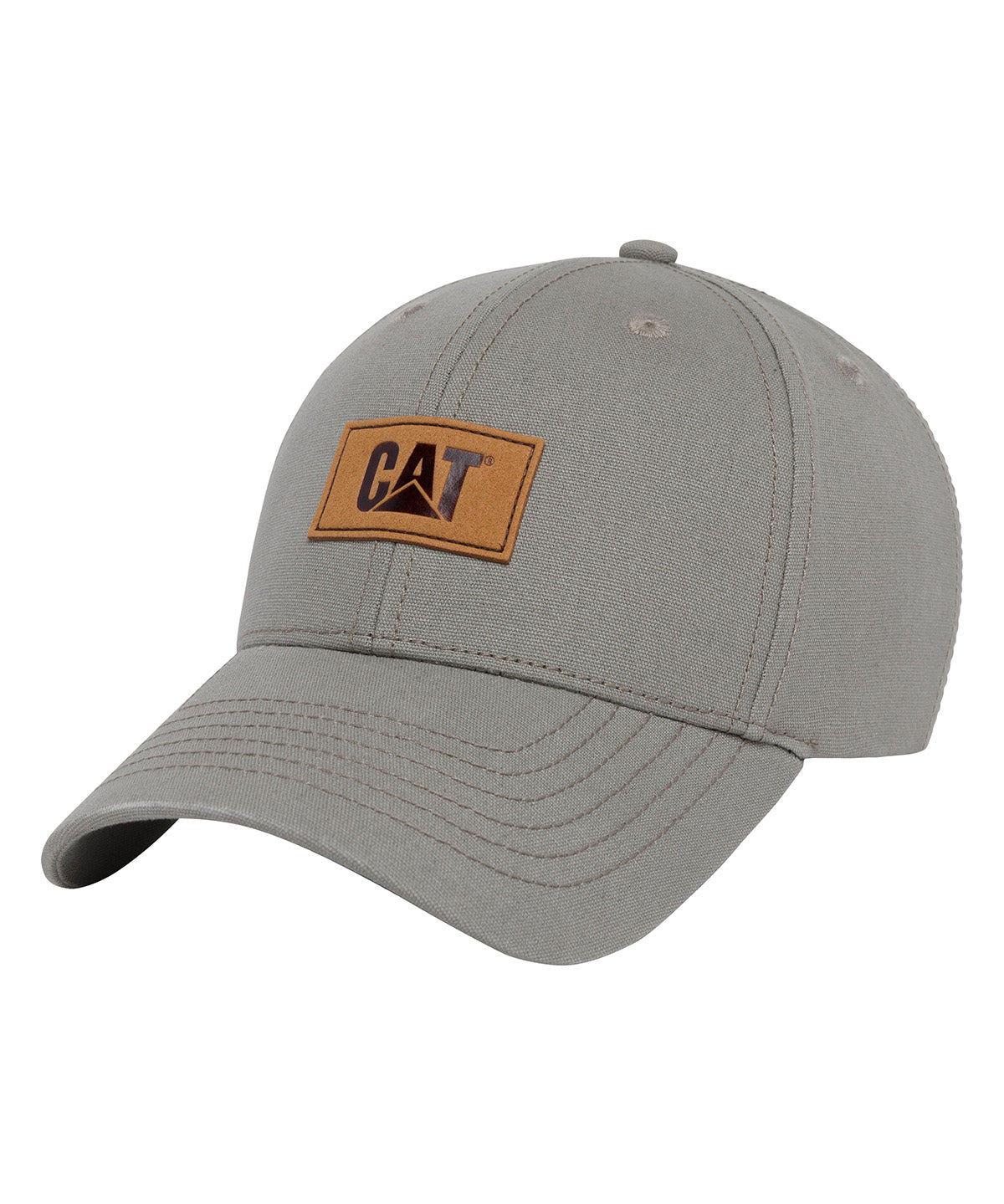 Cachuchas Logo Leather Patch H Para Mujer Gris-1