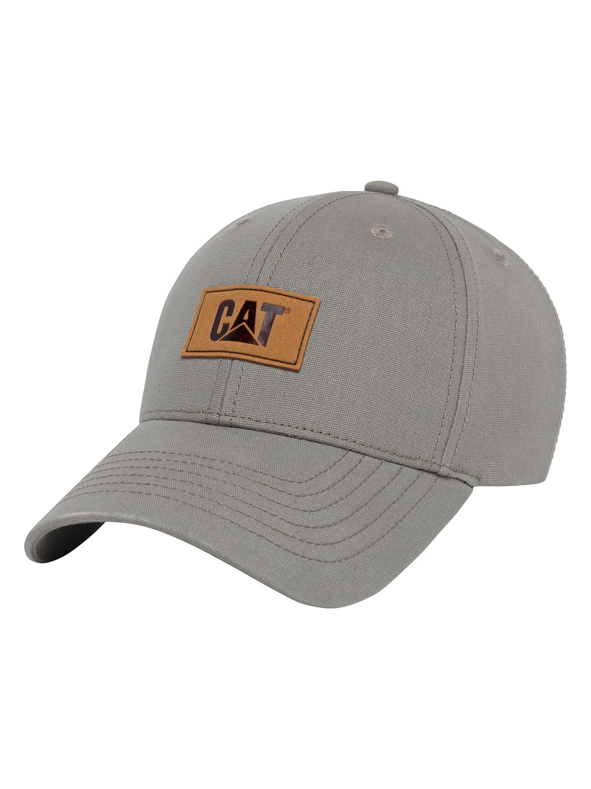 Cachuchas Logo Leather Patch H Para Mujer Gris-1