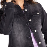 Chaqueta Foundation Denim Jac Para Mujer Color Negro-4