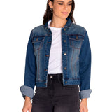 Chaqueta W Foundation Denim J Para Mujer Color Azul-1