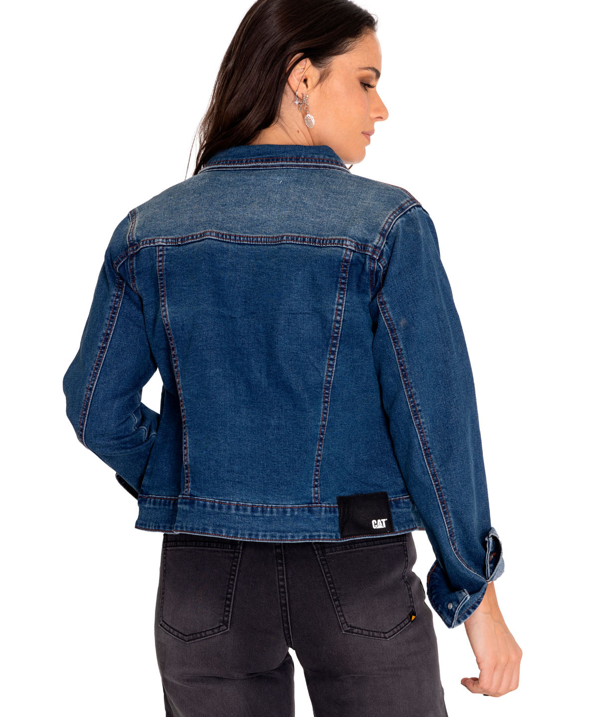 Chaqueta W Foundation Denim J Para Mujer Color Azul-2