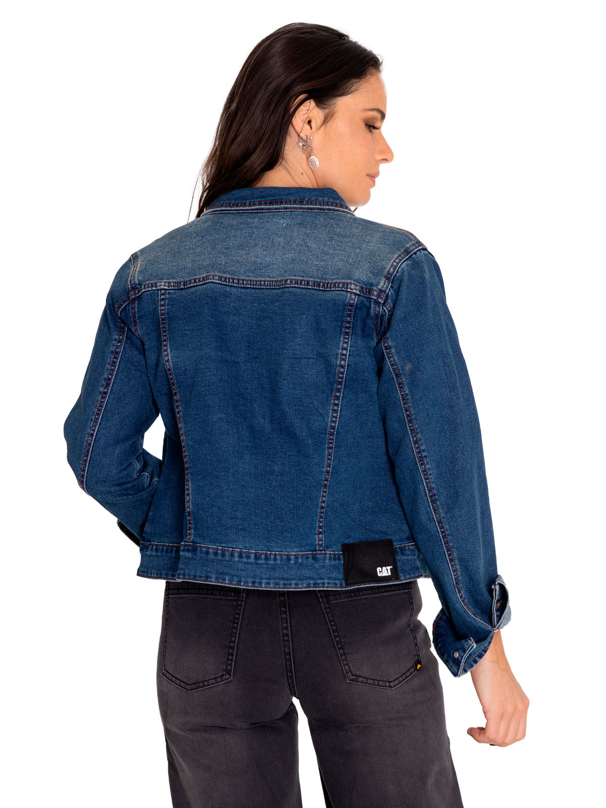 Chaqueta W Foundation Denim J Para Mujer Color Azul-2