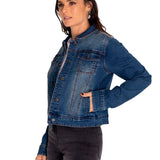 Chaqueta W Foundation Denim J Para Mujer Color Azul-3