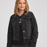 Chaqueta W Foundation Denim J Para Mujer Color Negro-1
