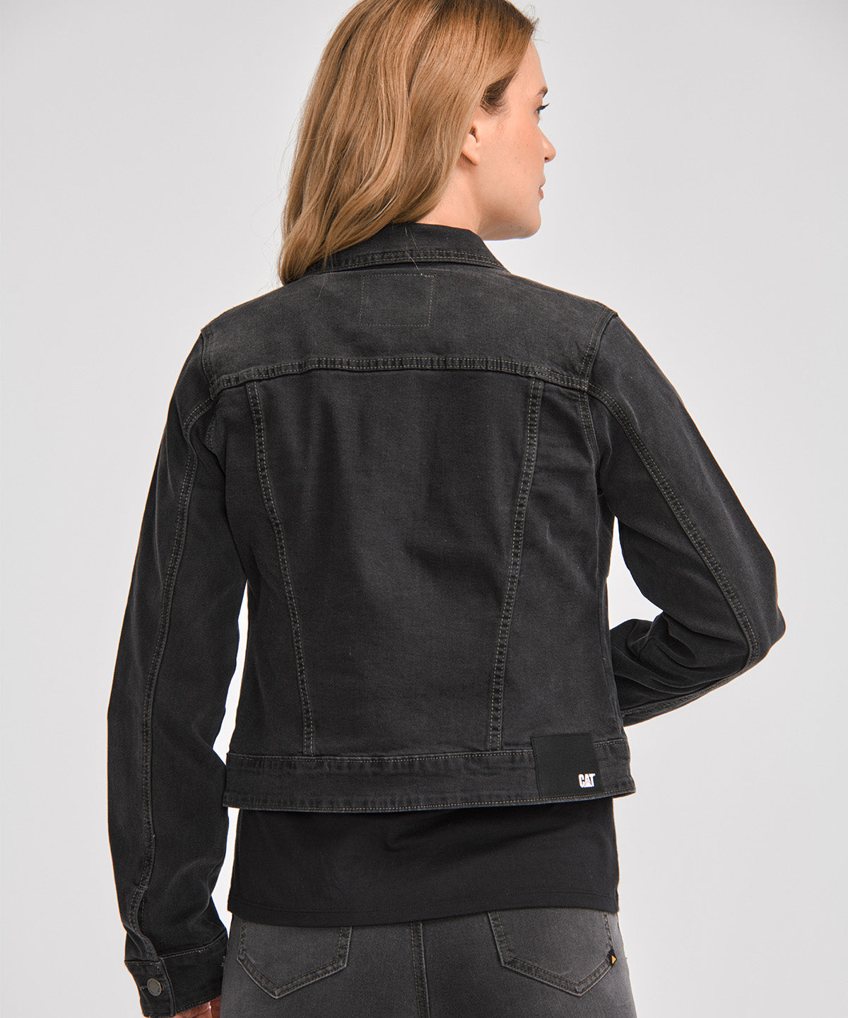 Chaqueta W Foundation Denim J Para Mujer Color Negro-3