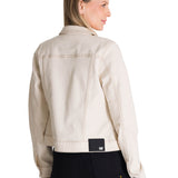 Chaqueta W Foundation Denim J Para Mujer Color Beige-3