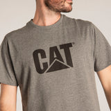 Camiseta Slim Fit Logo Tee Para Hombre Color Gris-4